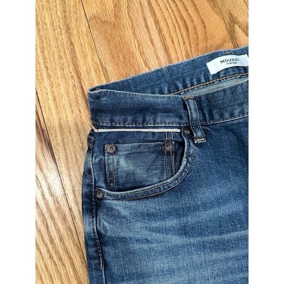 Moussy Vintage Harris Straight Step Hem Jeans - Picture 6 of 8